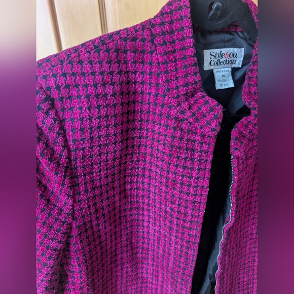 Style & Co. Women's Pink Jacket - Picture 2 of 6